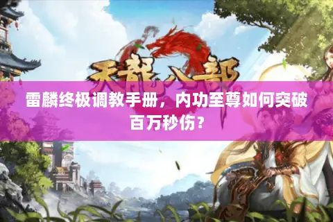 雷麟终极调教手册,内功至尊如何突破百万秒伤? 雷麟终极调教手册,内功至尊如何突破百万秒伤?