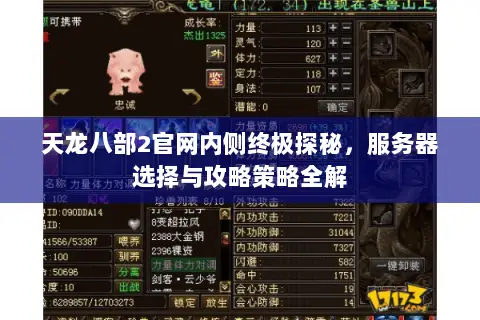 天龙八部2官网内侧终极探秘,服务器选择与攻略策略全解 天龙八部2官网内侧终极探秘,服务器选择与攻略策略全解