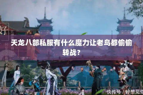 天龙八部私服有什么魔力让老鸟都偷偷转战? 天龙八部私服有什么魔力让老鸟都偷偷转战?