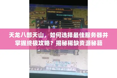 天龙八部天山，如何选择最佳服务器并掌握终极攻略？揭秘稀缺资源秘籍