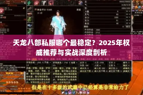 天龙八部私服哪个最稳定?2025年权威推荐与实战深度剖析 天龙八部私服哪个最稳定?2025年权威推荐与实战深度剖析