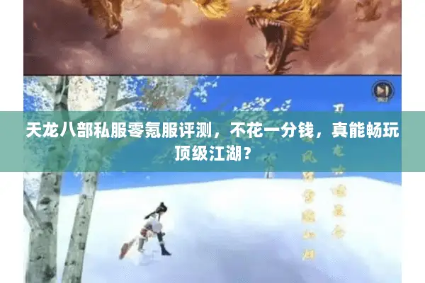天龙八部私服零氪服评测，不花一分钱，真能畅玩顶级江湖？
