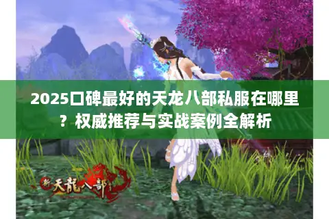 2025口碑最好的天龙八部私服在哪里？权威推荐与实战案例全解析
