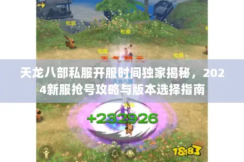 天龙八部私服开服时间独家揭秘,2024新服抢号攻略与版本选择指南 天龙八部私服开服时间独家揭秘,2024新服抢号攻略与版本选择指南