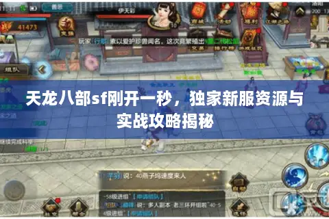 天龙八部sf刚开一秒,独家新服资源与实战攻略揭秘 天龙八部sf刚开一秒,独家新服资源与实战攻略揭秘