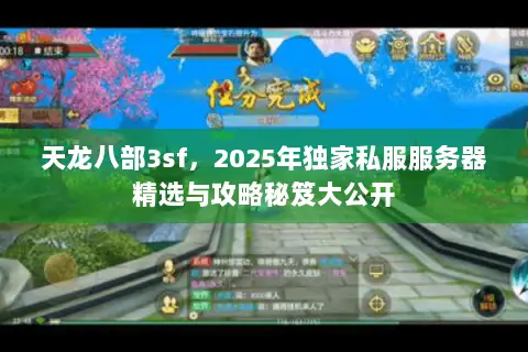 天龙八部3sf，2025年独家私服服务器精选与攻略秘笈大公开