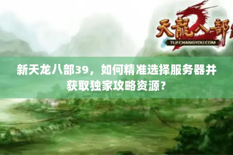 新天龙八部39,如何精准选择服务器并获取独家攻略资源? 新天龙八部39,如何精准选择服务器并获取独家攻略资源?