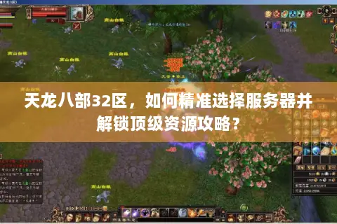 天龙八部32区,如何精准选择服务器并解锁顶级资源攻略? 天龙八部32区,如何精准选择服务器并解锁顶级资源攻略?