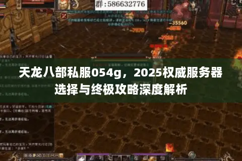 天龙八部私服054g,2025权威服务器选择与终极攻略深度解析 天龙八部私服054g,2025权威服务器选择与终极攻略深度解析