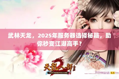 武林天龙,2025年服务器选择秘籍,助你秒变江湖高手? 武林天龙,2025年服务器选择秘籍,助你秒变江湖高手?
