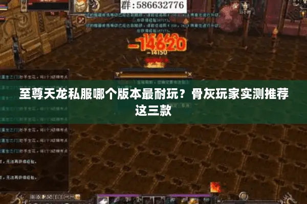 至尊天龙私服哪个版本最耐玩?骨灰玩家实测推荐这三款 至尊天龙私服哪个版本最耐玩?骨灰玩家实测推荐这三款