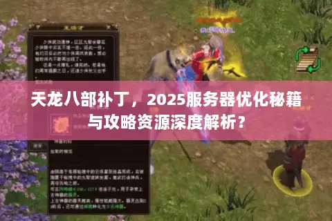 天龙八部补丁，2025服务器优化秘籍与攻略资源深度解析？