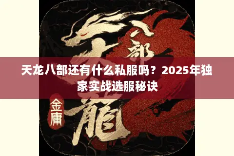 天龙八部还有什么私服吗？2025年独家实战选服秘诀