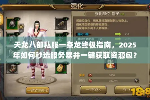 天龙八部私服一条龙终极指南，2025年如何秒选服务器并一键获取资源包？