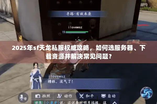 2025年sf天龙私服权威攻略，如何选服务器、下载资源并解决常见问题？
