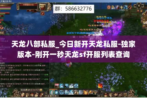 天龙八部私服_今日新开天龙私服-独家版本-刚开一秒天龙sf开服列表查询