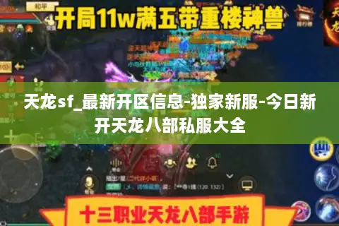 天龙sf_最新开区信息-独家新服-今日新开天龙八部私服大全