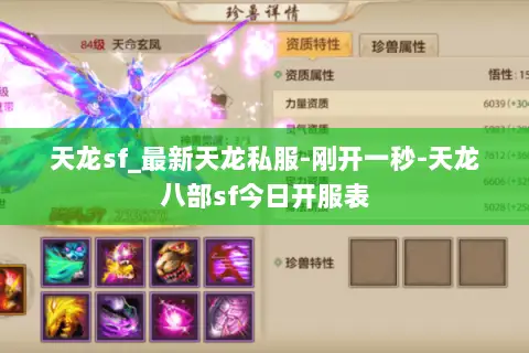 天龙sf_最新天龙私服-刚开一秒-天龙八部sf今日开服表 天龙sf_最新天龙私服-刚开一秒-天龙八部sf今日开服表