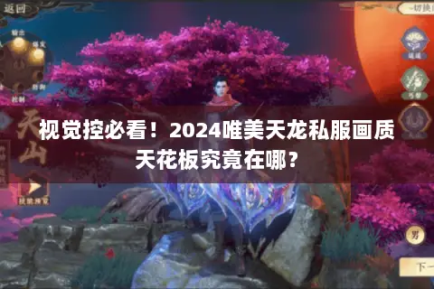 视觉控必看!2024唯美天龙私服画质天花板究竟在哪? 视觉控必看!2024唯美天龙私服画质天花板究竟在哪?