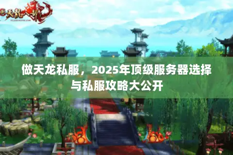 做天龙私服，2025年顶级服务器选择与私服攻略大公开