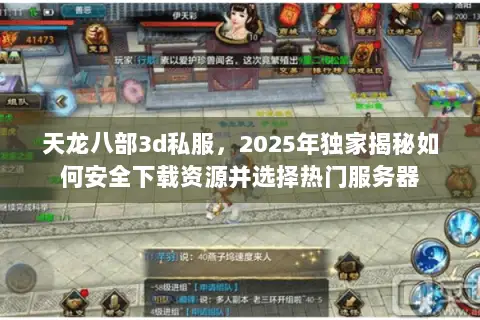 天龙八部3d私服，2025年独家揭秘如何安全下载资源并选择热门服务器