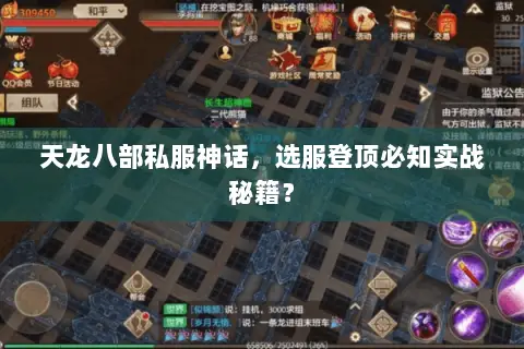 天龙八部私服神话,选服登顶必知实战秘籍? 天龙八部私服神话,选服登顶必知实战秘籍?