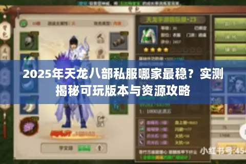 2025年天龙八部私服哪家最稳？实测揭秘可玩版本与资源攻略