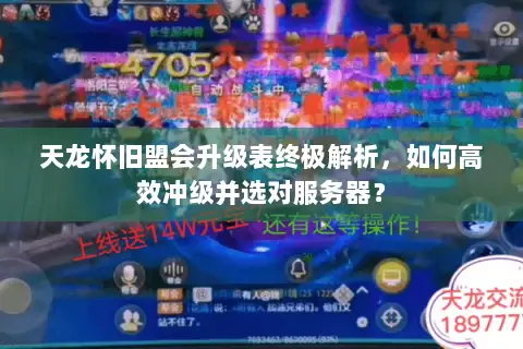 天龙怀旧盟会升级表终极解析，如何高效冲级并选对服务器？