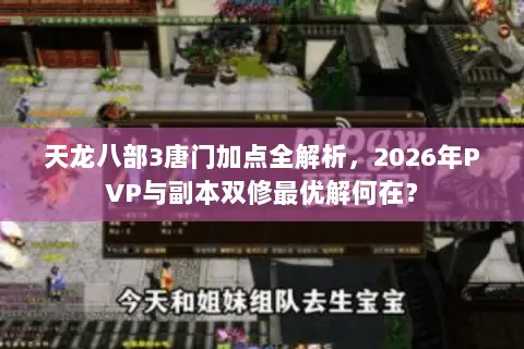 天龙八部3唐门加点全解析,2026年PVP与副本双修最优解何在? 天龙八部3唐门加点全解析,2026年PVP与副本双修最优解何在?