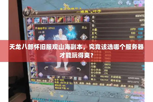 天龙八部怀旧服观山海副本,究竟该选哪个服务器才能玩得爽? 天龙八部怀旧服观山海副本,究竟该选哪个服务器才能玩得爽?