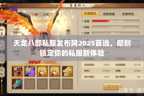 天龙八部私服发布网2025首选，即刻锁定你的私服新体验
