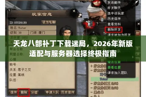 天龙八部补丁下载迷局,2026年新版适配与服务器选择终极指南 天龙八部补丁下载迷局,2026年新版适配与服务器选择终极指南