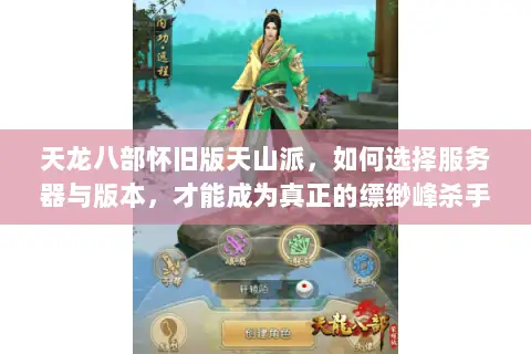 天龙八部怀旧版天山派,如何选择服务器与版本,才能成为真正的缥缈峰杀手? 天龙八部怀旧版天山派,如何选择服务器与版本,才能成为真正的缥缈峰杀手?