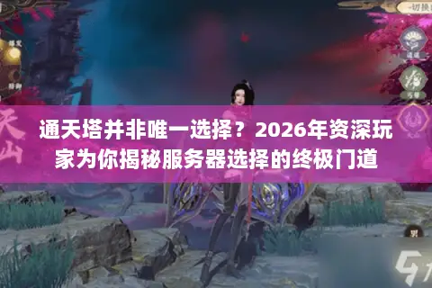 通天塔并非唯一选择？2026年资深玩家为你揭秘服务器选择的终极门道