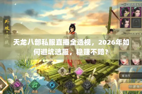 天龙八部私服直播全透视,2026年如何避坑选服,稳赚不赔? 天龙八部私服直播全透视,2026年如何避坑选服,稳赚不赔?