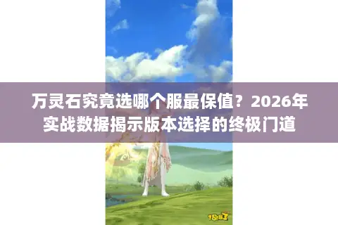 万灵石究竟选哪个服最保值?2026年实战数据揭示版本选择的终极门道 万灵石究竟选哪个服最保值?2026年实战数据揭示版本选择的终极门道