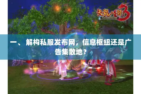 一、 解构私服发布网,信息枢纽还是广告集散地? 一、 解构私服发布网,信息枢纽还是广告集散地?