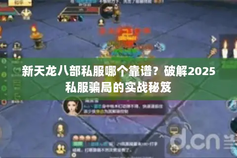 新天龙八部私服哪个靠谱?破解2025私服骗局的实战秘笈 新天龙八部私服哪个靠谱?破解2025私服骗局的实战秘笈