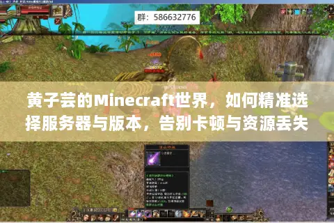 黄子芸的Minecraft世界,如何精准选择服务器与版本,告别卡顿与资源丢失? 黄子芸的Minecraft世界,如何精准选择服务器与版本,告别卡顿与资源丢失?