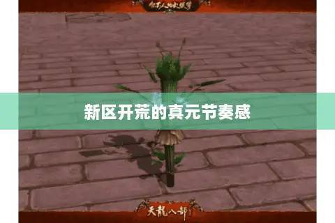 新区开荒的真元节奏感