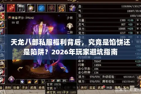 天龙八部私服福利背后，究竟是馅饼还是陷阱？2026年玩家避坑指南
