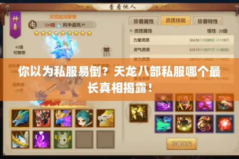 你以为私服易倒?天龙八部私服哪个最长真相揭露! 你以为私服易倒?天龙八部私服哪个最长真相揭露!