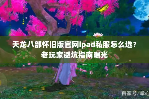 天龙八部怀旧版官网ipad私服怎么选?老玩家避坑指南曝光 天龙八部怀旧版官网ipad私服怎么选?老玩家避坑指南曝光