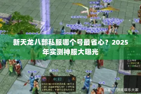 新天龙八部私服哪个号最省心？2025年实测神服大曝光