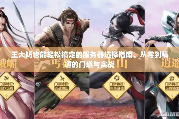 王大妈也能轻松搞定的服务器选择指南，从零到精通的门道与实战