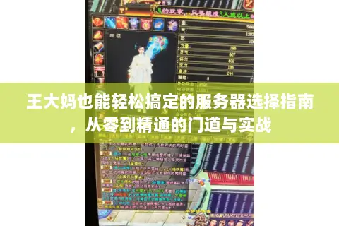王大妈也能轻松搞定的服务器选择指南，从零到精通的门道与实战