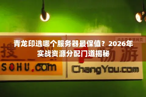 青龙印选哪个服务器最保值?2026年实战资源分配门道揭秘 青龙印选哪个服务器最保值?2026年实战资源分配门道揭秘