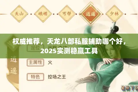 权威推荐,天龙八部私服辅助哪个好,2025实测稳赢工具 权威推荐,天龙八部私服辅助哪个好,2025实测稳赢工具