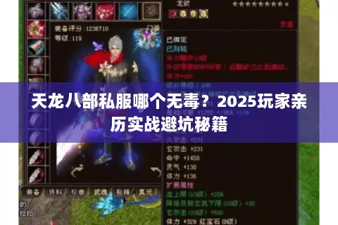 天龙八部私服哪个无毒?2025玩家亲历实战避坑秘籍 天龙八部私服哪个无毒?2025玩家亲历实战避坑秘籍