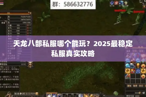 天龙八部私服哪个能玩？2025最稳定私服真实攻略